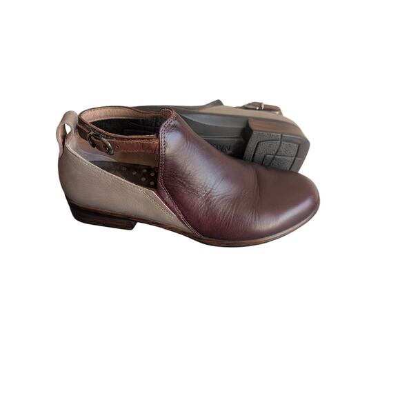 Naot Leather Ankle Strap Brown Booties Kamsin  Women's SZ 39 / 8.5 - Picture 2 of 5